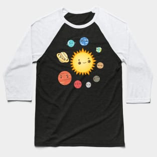 Solar System Baseball T-Shirt